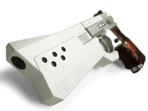 レディCz75改の左側面斜め写真