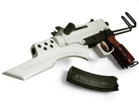 Vz61アルバス-スコーピオのマガジン取り外し写真