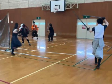 殿さまゲーム・乱戦の様子