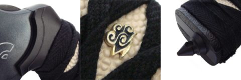 PYTHON 3in 稲光（いなみつ）のグリップ部詳細写真